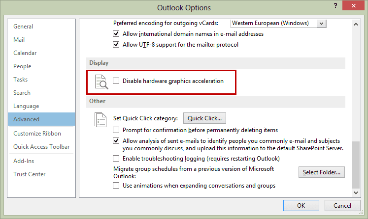 outlook for mac freezing